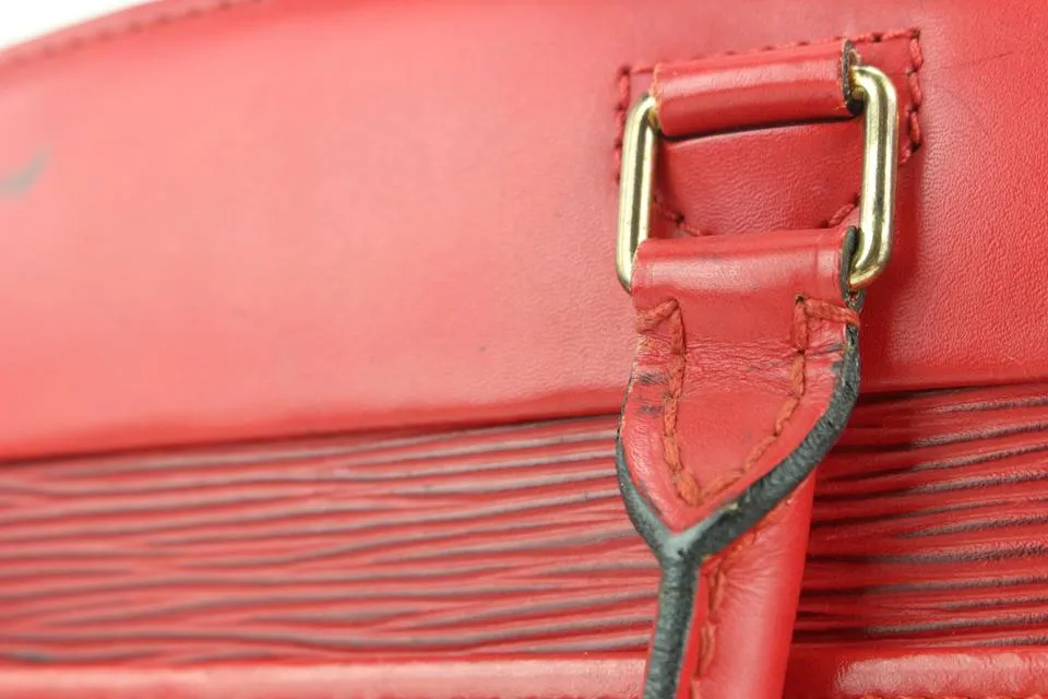 Louis Vuitton Red Epi Leather Riviera Vanity Tote Bag 862837