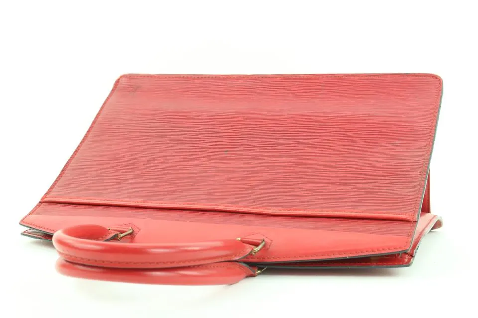 Louis Vuitton Red Epi Leather Riviera Vanity Tote Bag 862837