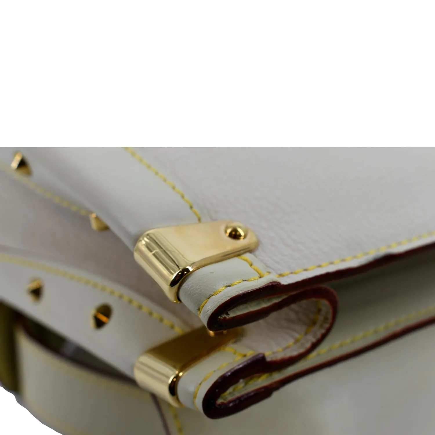 LOUIS VUITTON Suhali Le Talentueux Leather Shoulder Bag White