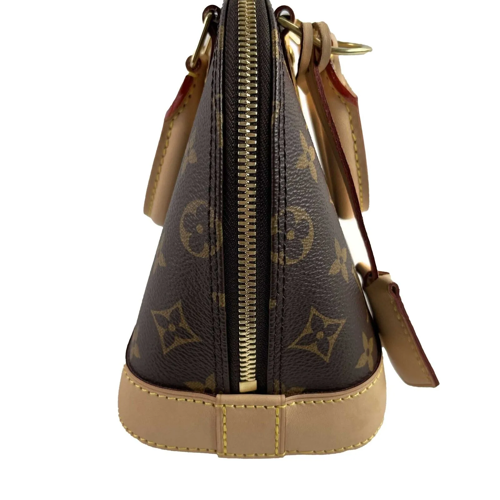 Louis Vuitton Very Good Monogram Canvas Alma BB Brown Crossbody Handbag