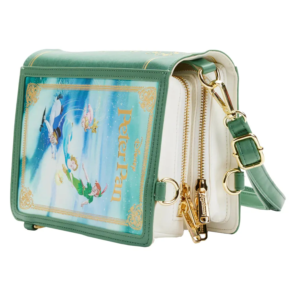Loungefly Peter Pan Book Convertible Crossbody Bag