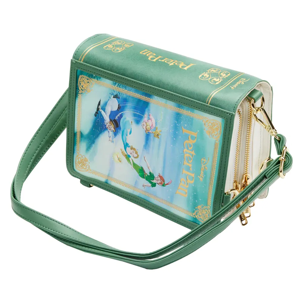 Loungefly Peter Pan Book Convertible Crossbody Bag