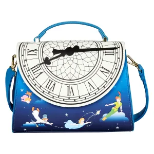 Loungefly Peter Pan Clock Glow in the Dark Crossbody Bag