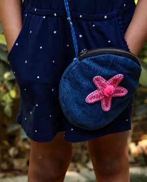 Lucy Pink Girls Denim Bag