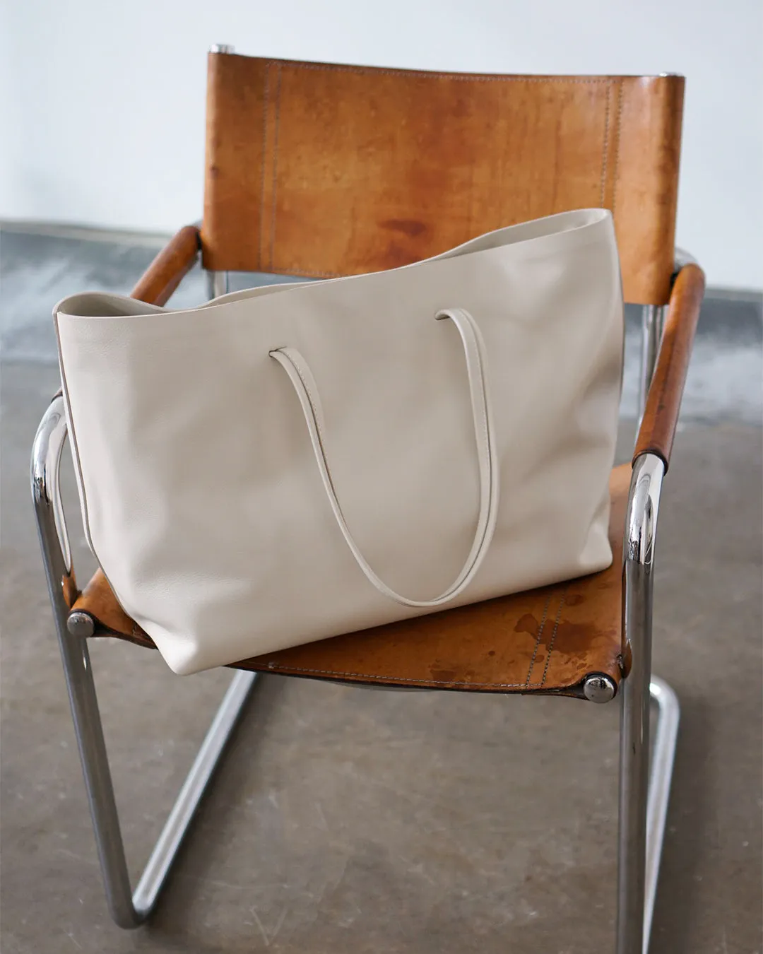 Luka Tote Leather Creme