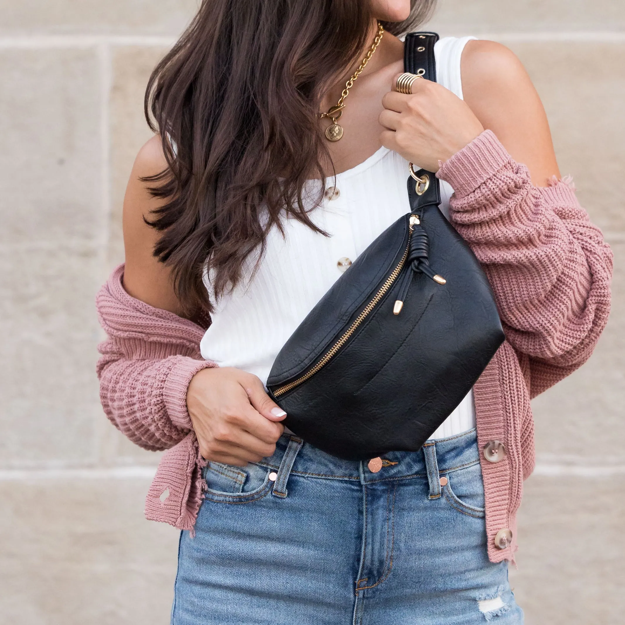Luxe Convertible Sling/Belt Bag