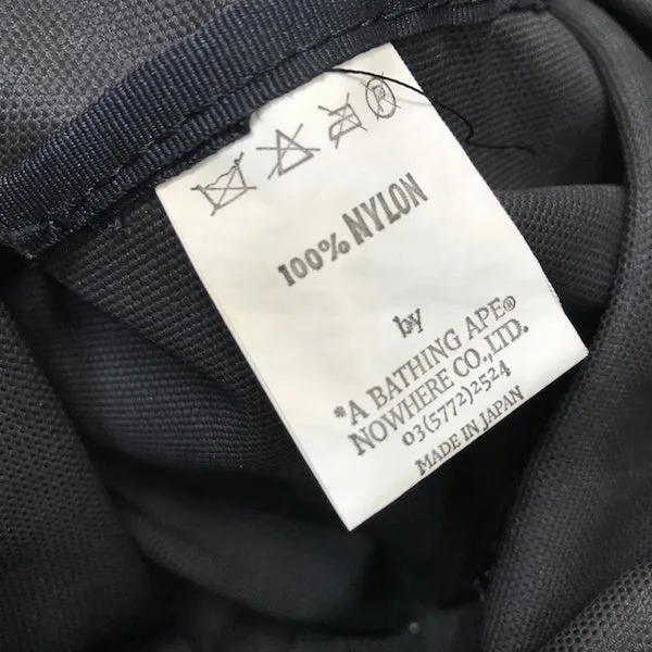 [M] A Bathing Ape Bape Duffle Bag Black