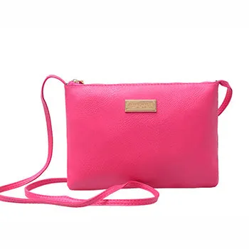 Mara's Dream Woman Messenger Bag Handbags High Quality PU Leather Metal Zipper Solid Color Sequined Party Purse Handbags Bags