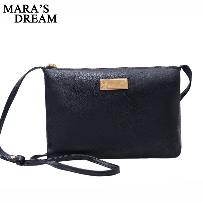 Mara's Dream Woman Messenger Bag Handbags High Quality PU Leather Metal Zipper Solid Color Sequined Party Purse Handbags Bags