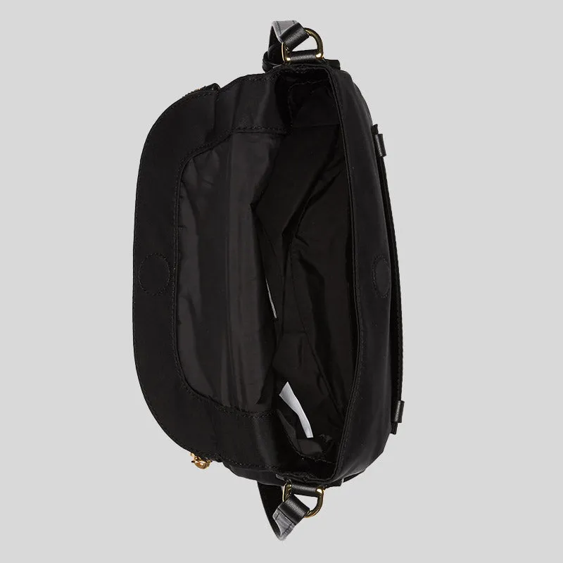 Marc Jacobs Preppy Nylon Mini Natasha Crossbody Bag Black RS-M0012909