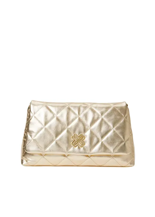 MATEA QUILTED LEATHER CLUTCH