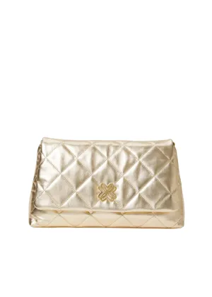 MATEA QUILTED LEATHER CLUTCH