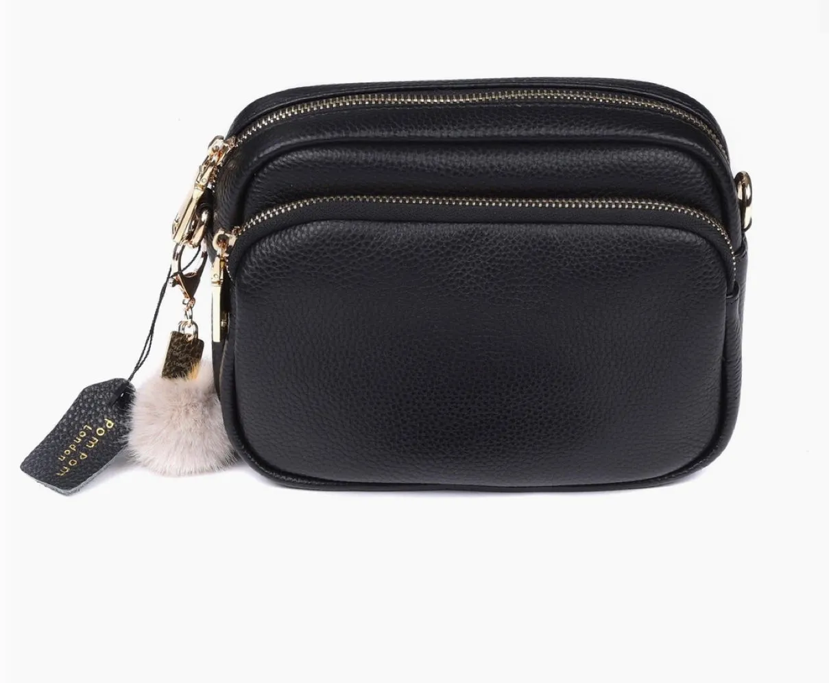 Mayfair Bag Black & Strap Black & Bronze