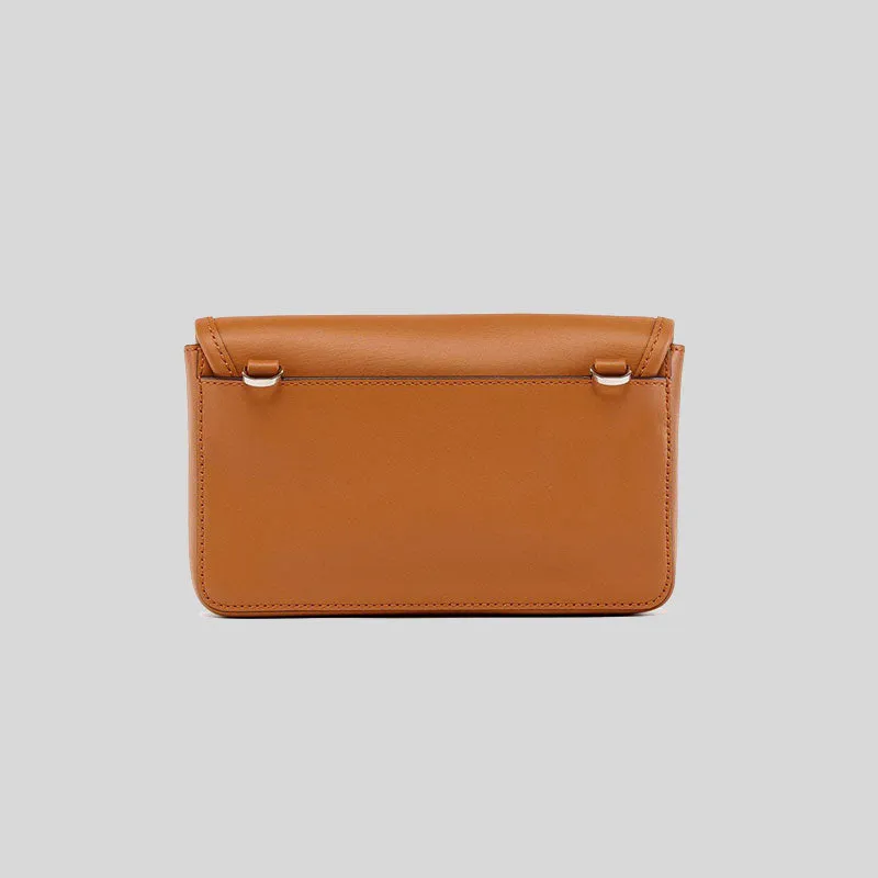MCM Aren Camera Bag in Spanish Calf Leather Cognac RS-MXZDATA15CO001