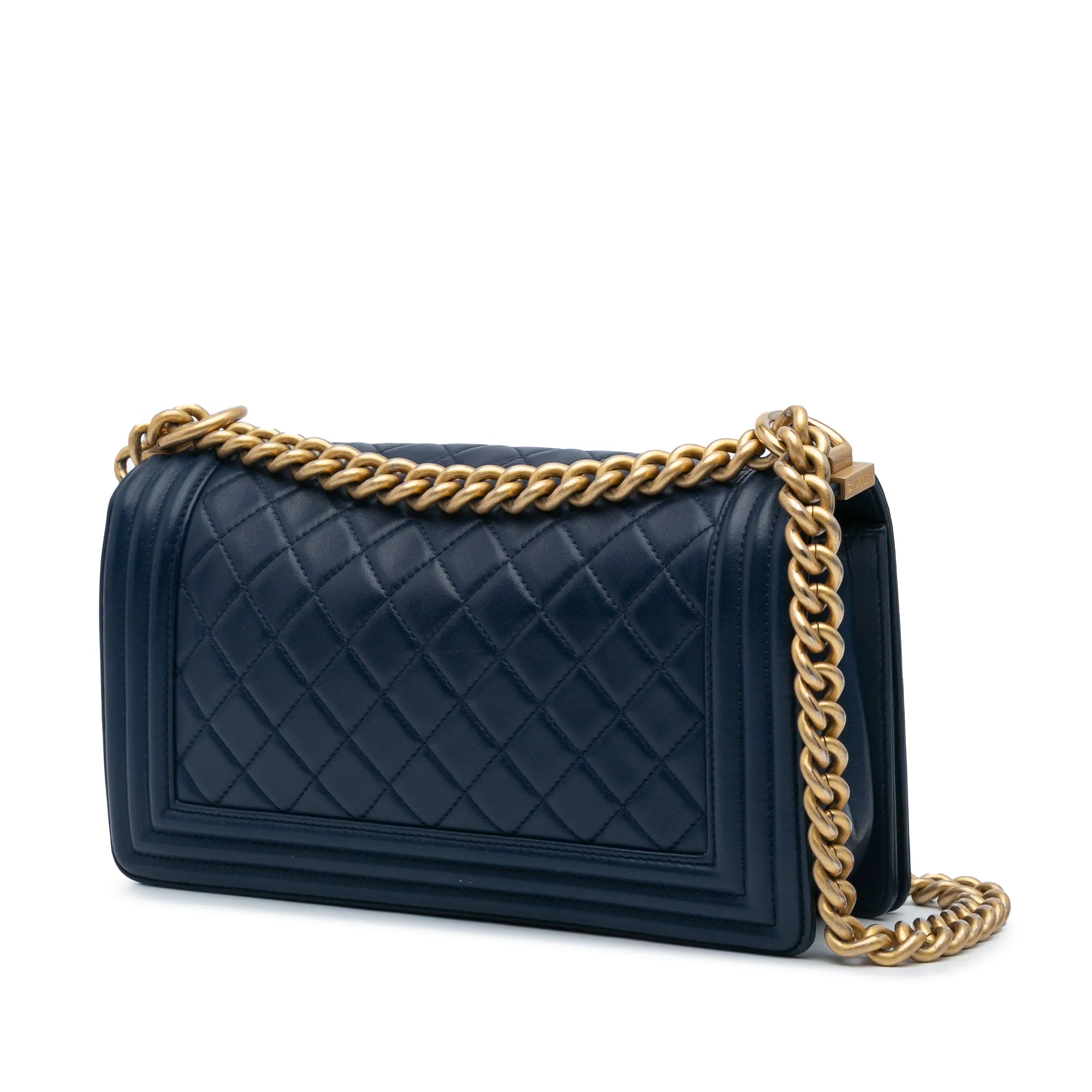 Medium Lambskin Boy Flap