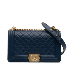 Medium Lambskin Boy Flap