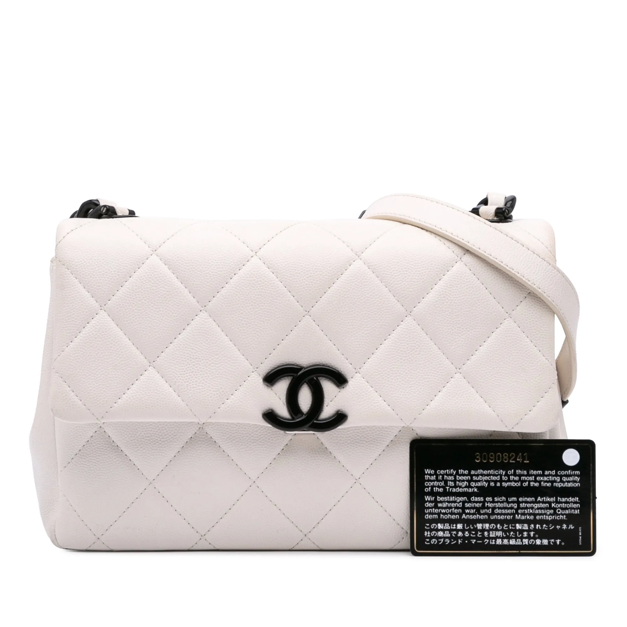 Medium Quilted Caviar My Everything Flap