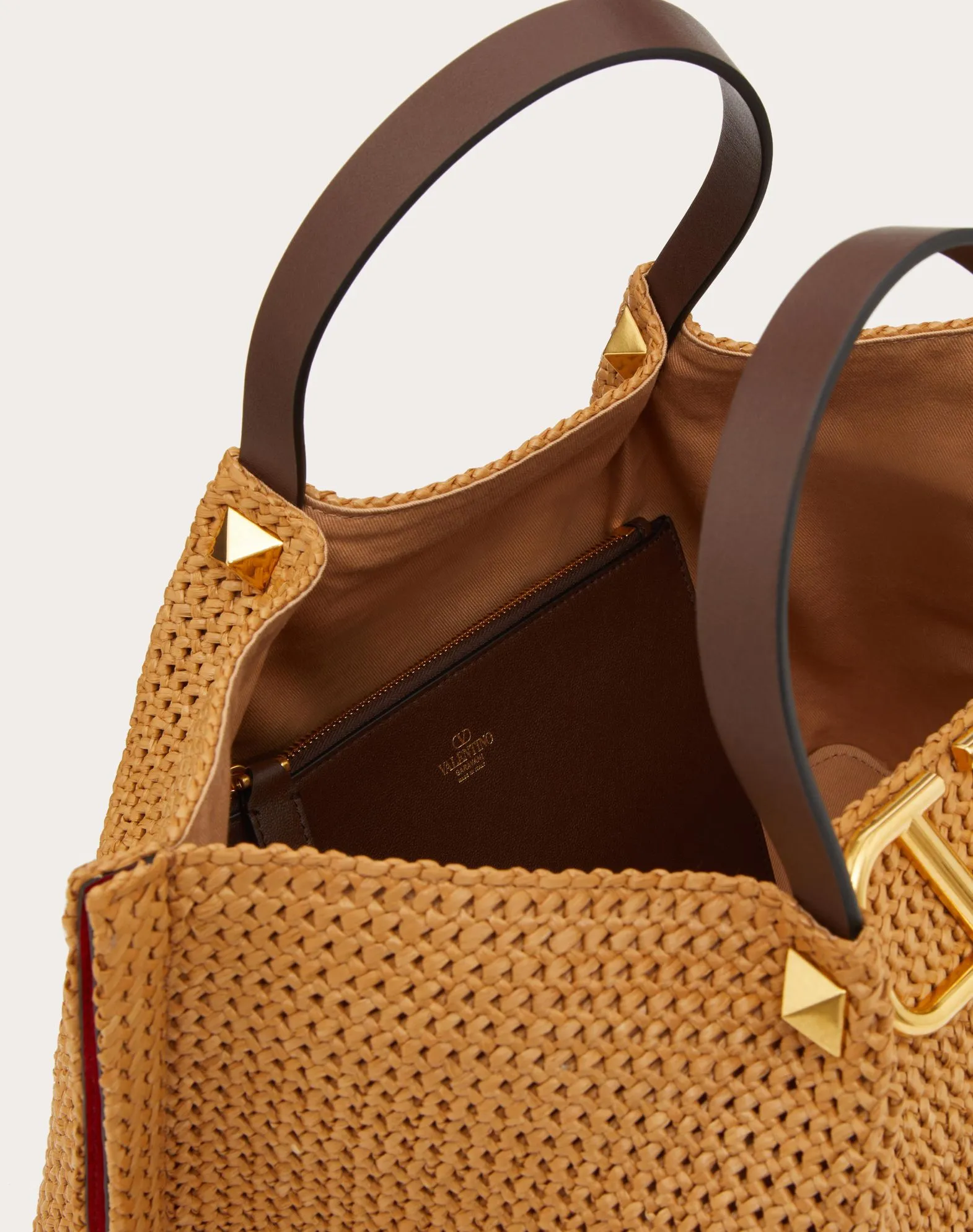 Medium Shopping Bag In Synthetic Raffia
