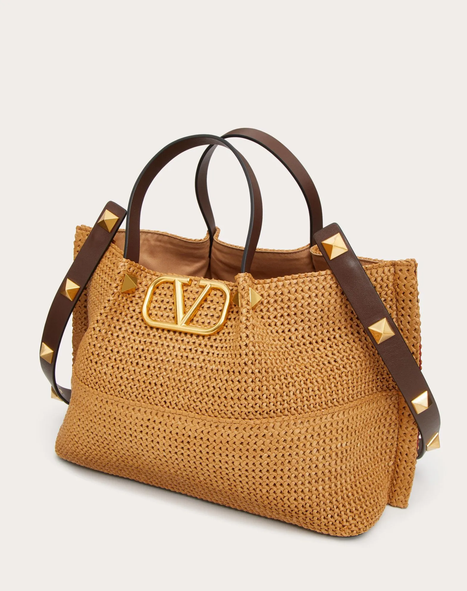 Medium Shopping Bag In Synthetic Raffia