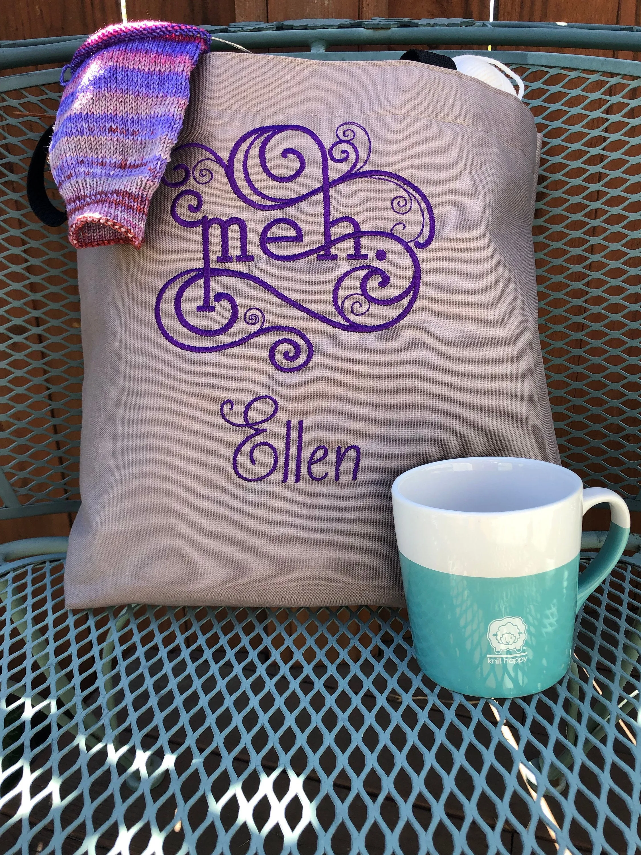 Meh Embroidered Bag | stitchywoman.net