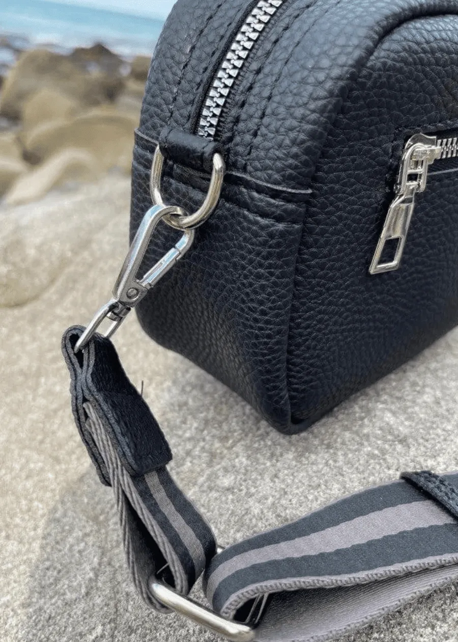 Melbourne Bag - Black Vegan PU Leather