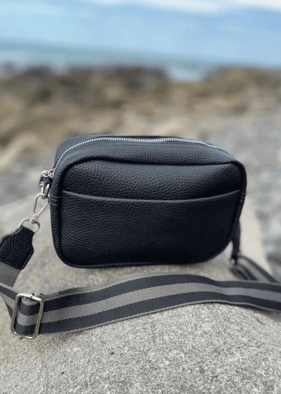 Melbourne Bag - Black Vegan PU Leather