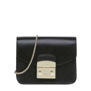 Metropolis Mini Crossbody Onyx Bag
