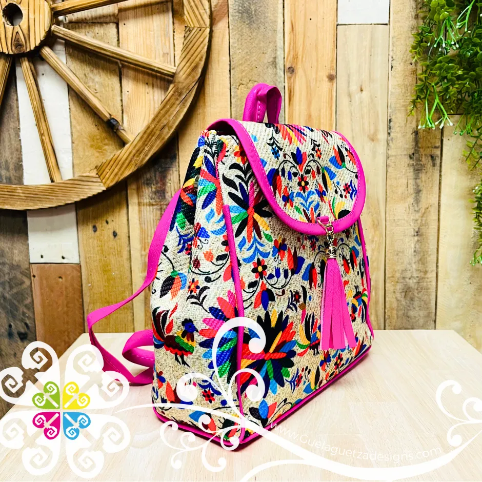 Mexican Backpack - Faux Leather Bag