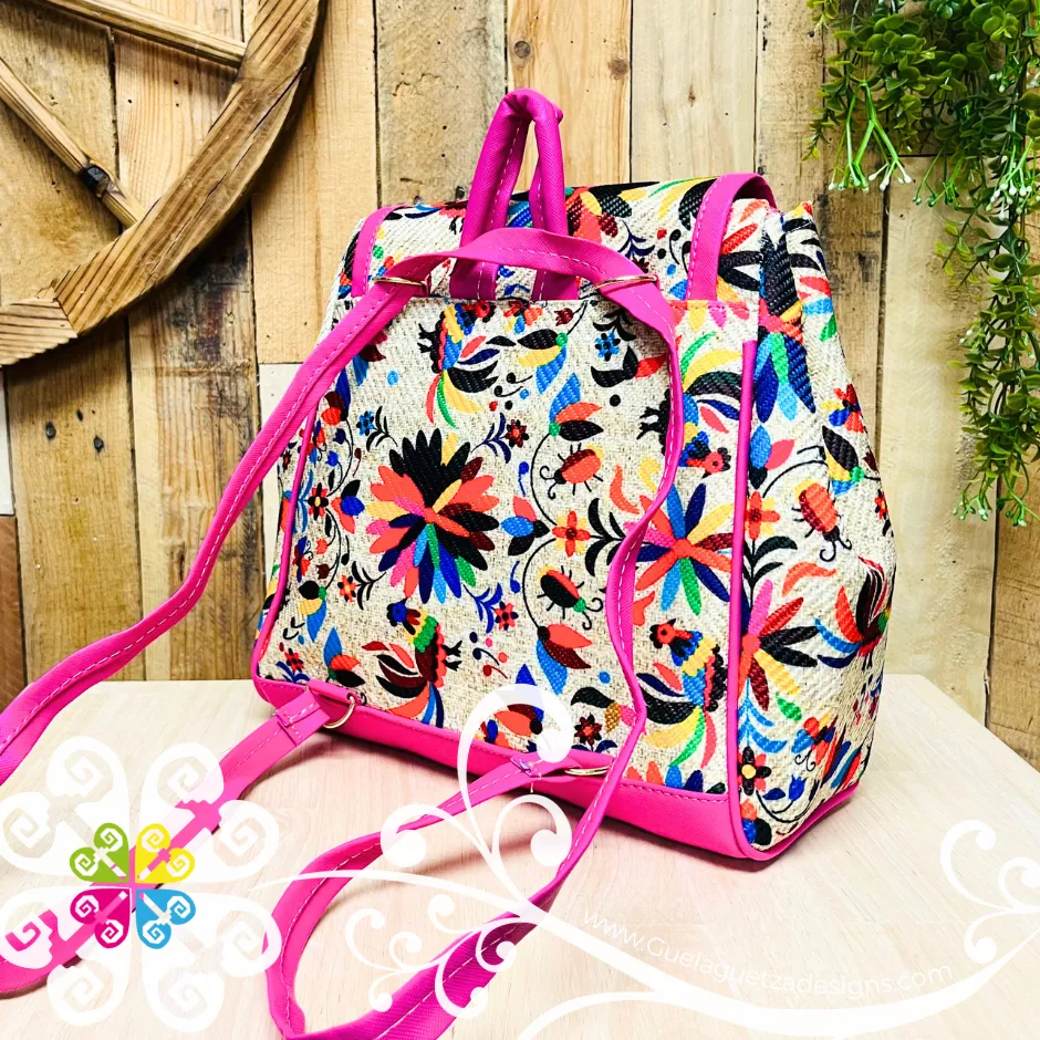 Mexican Backpack - Faux Leather Bag