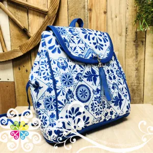 Mexican Backpack - Faux Leather Bag