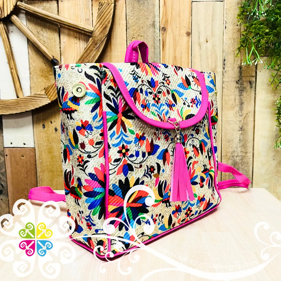Mexican Backpack - Faux Leather Bag