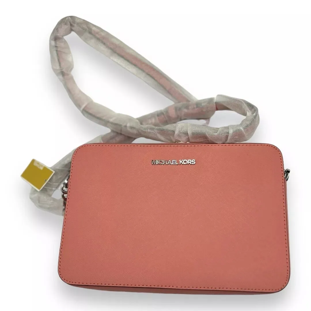 Michael Kors Jet Set LG EW Crossbody Large Primrose Leather