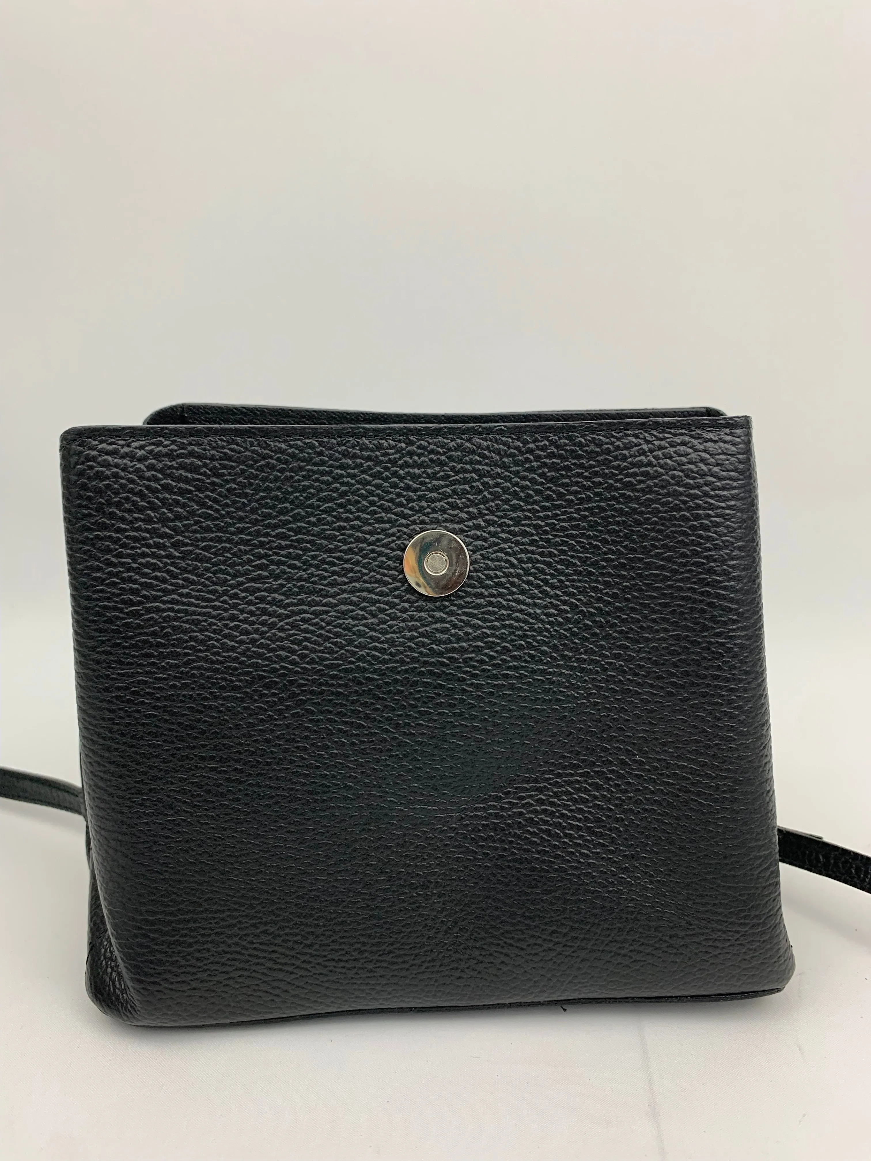 MILAN BLACK - Italian Genuine leather shoulder bag