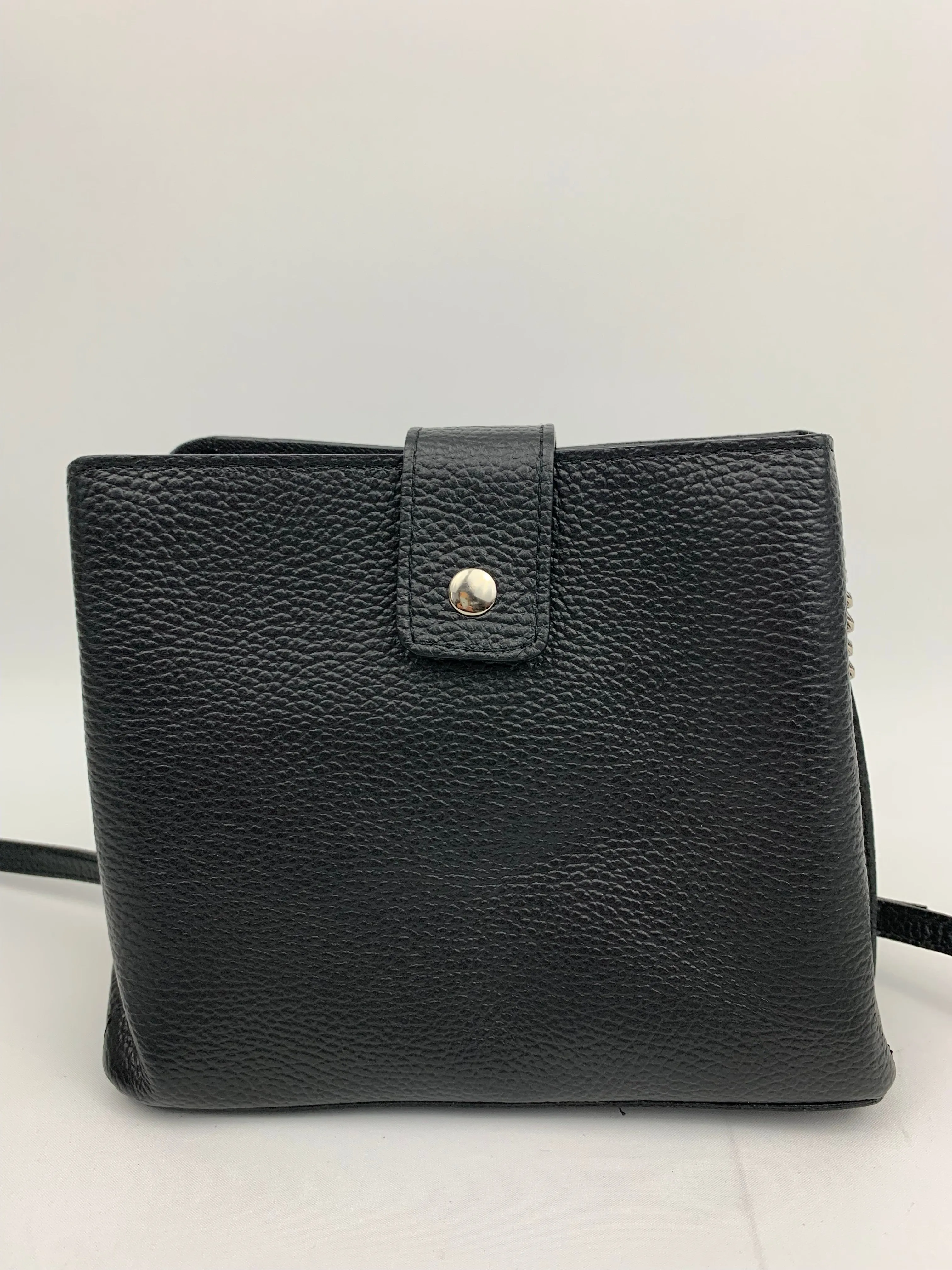 MILAN BLACK - Italian Genuine leather shoulder bag