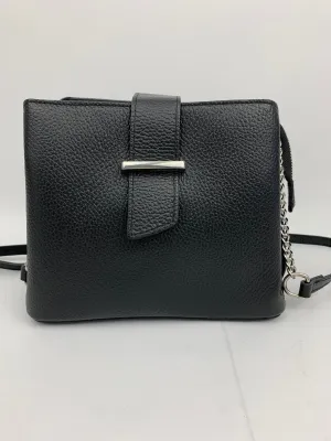 MILAN BLACK - Italian Genuine leather shoulder bag