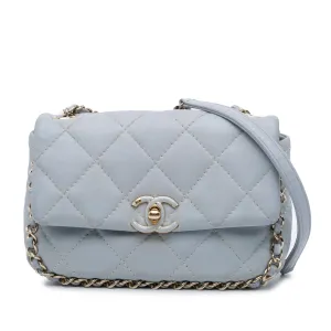 Mini Calfskin Chain Around Flap