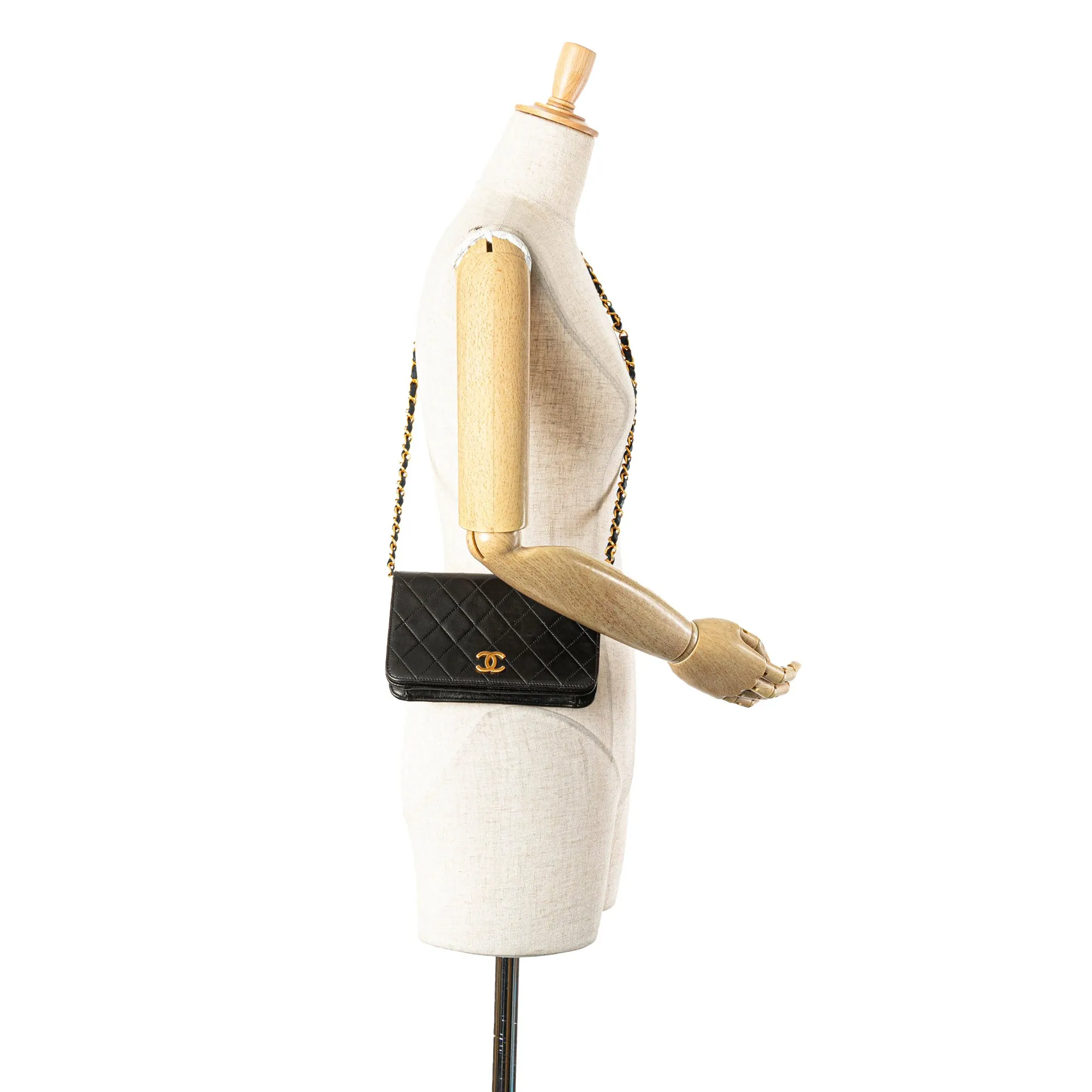 Mini CC Quilted Lambskin Full Flap