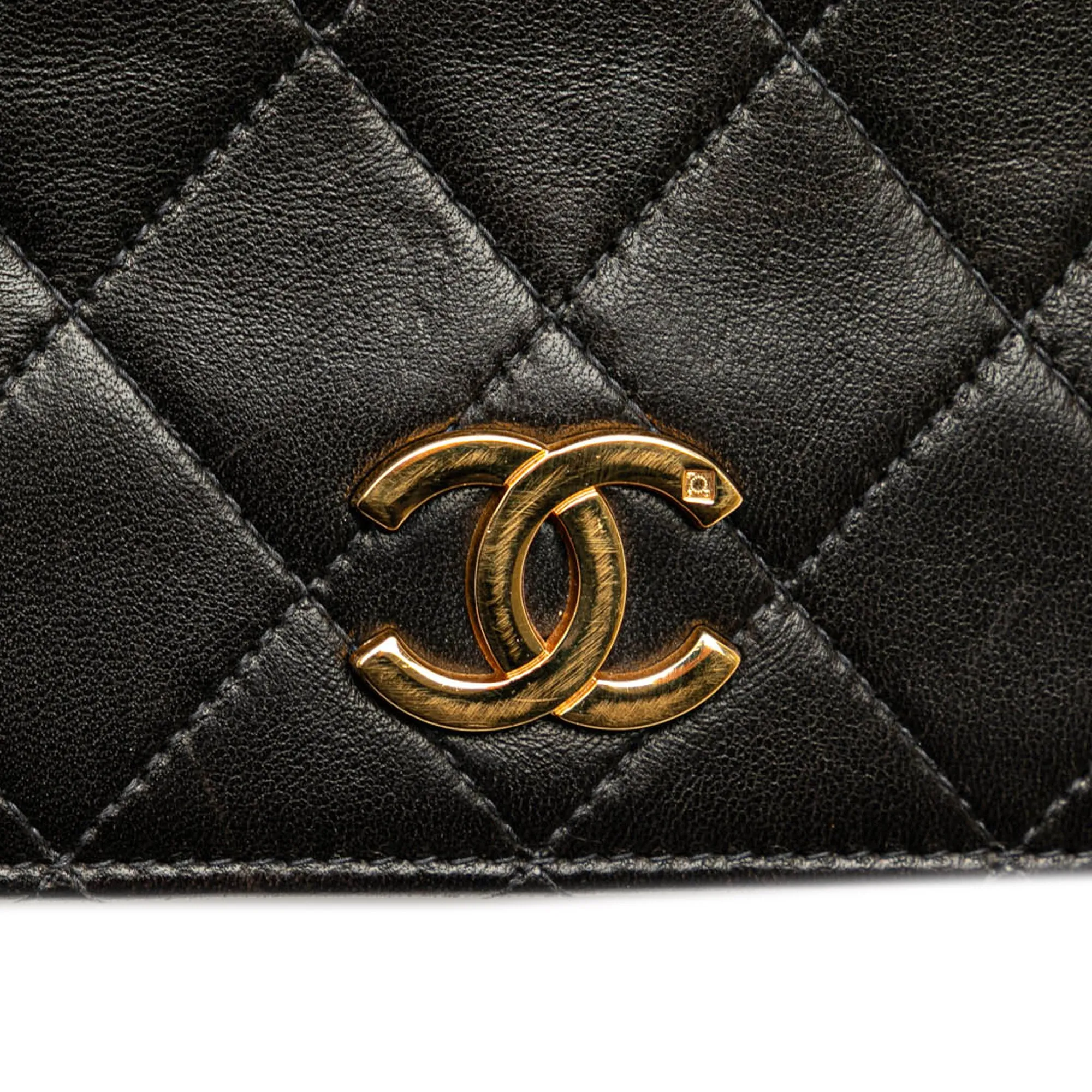 Mini CC Quilted Lambskin Full Flap