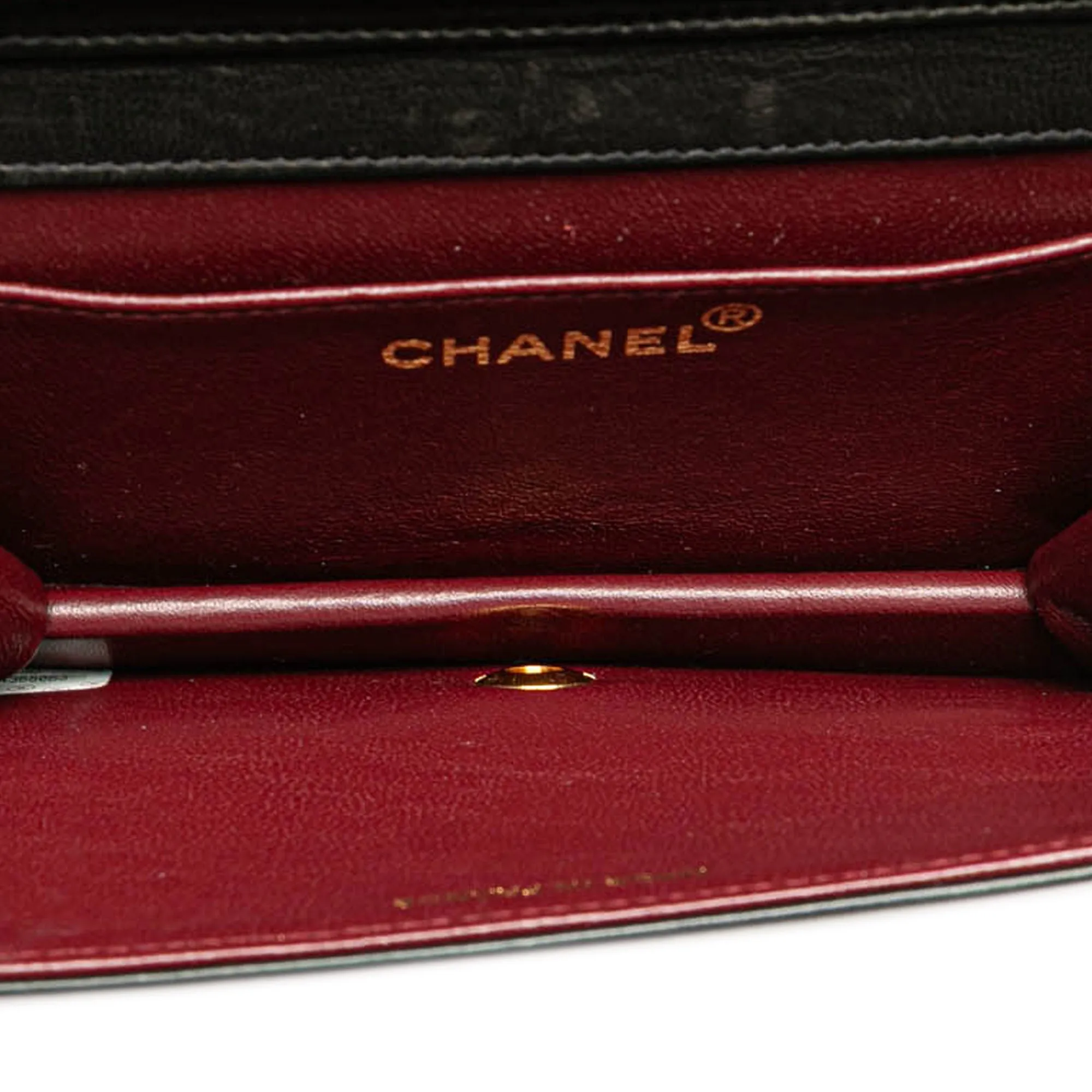 Mini CC Quilted Lambskin Full Flap
