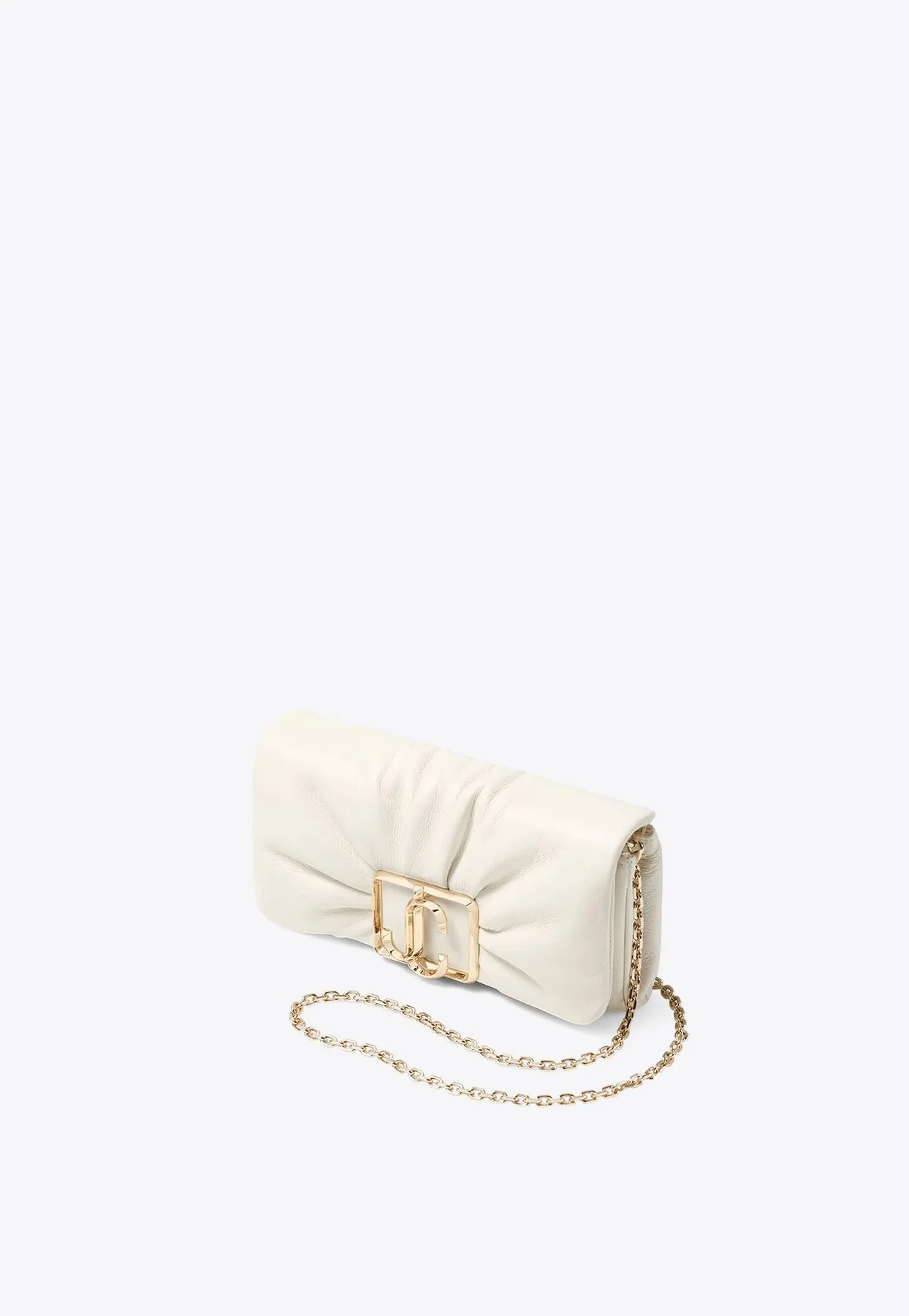 Mini Edie Nappa Leather Chain Clutch
