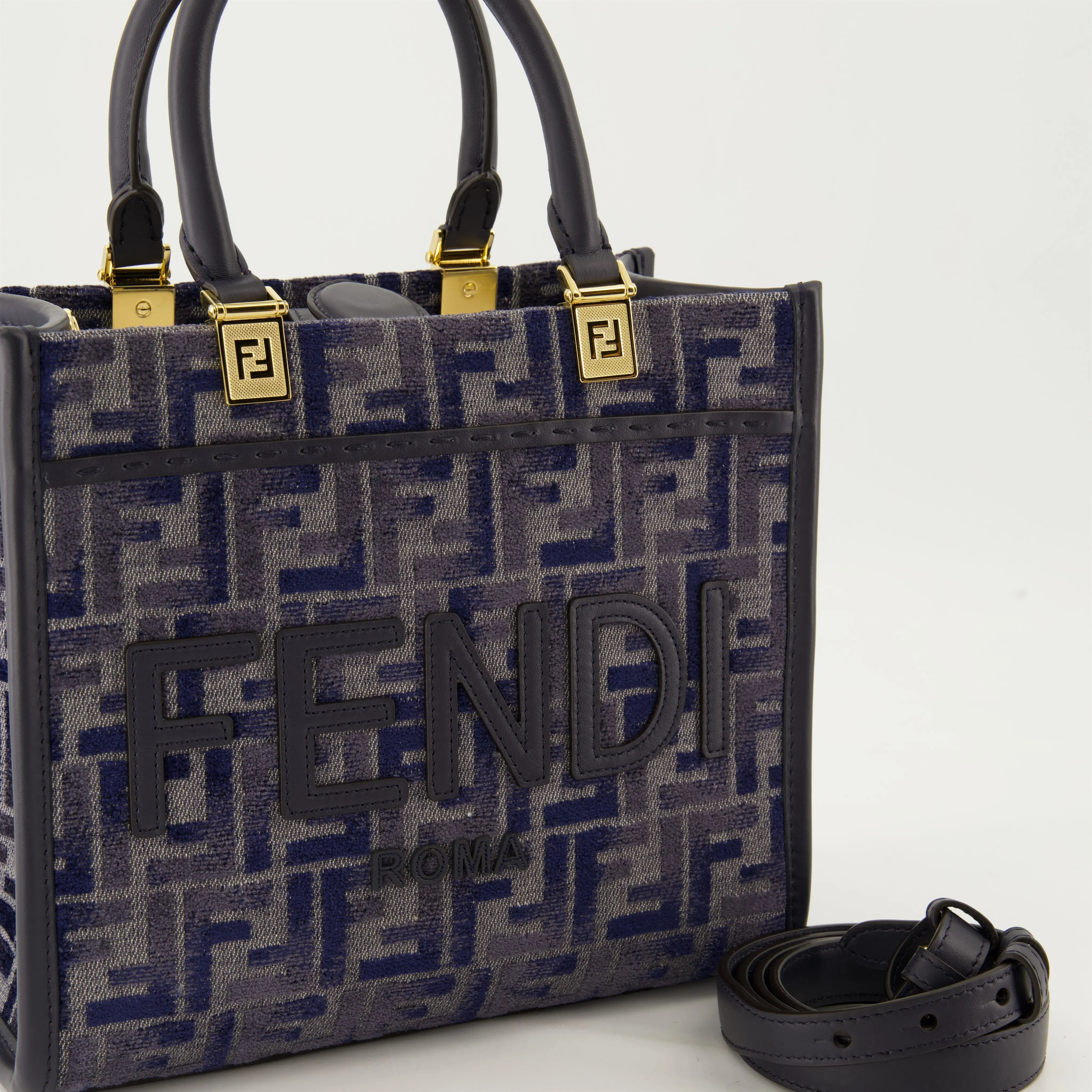 Mini FF Tote Bag with Adjustable Strap