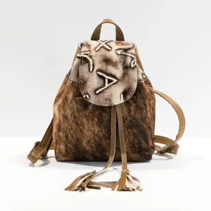 Mini Kelsea Backpack - Brindle w/ Ivory Brands
