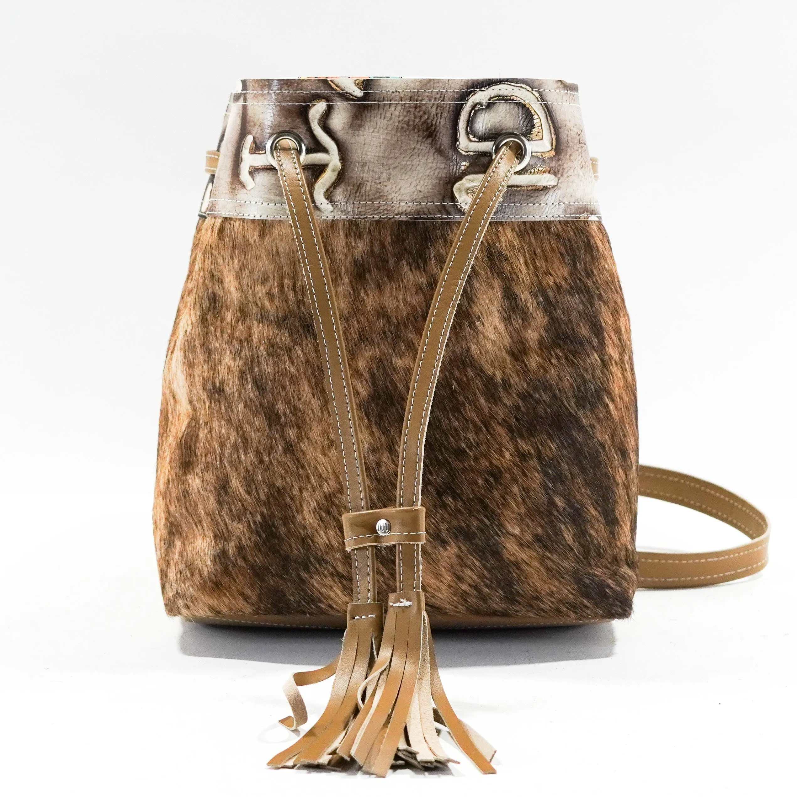 Mini Kelsea Backpack - Brindle w/ Ivory Brands