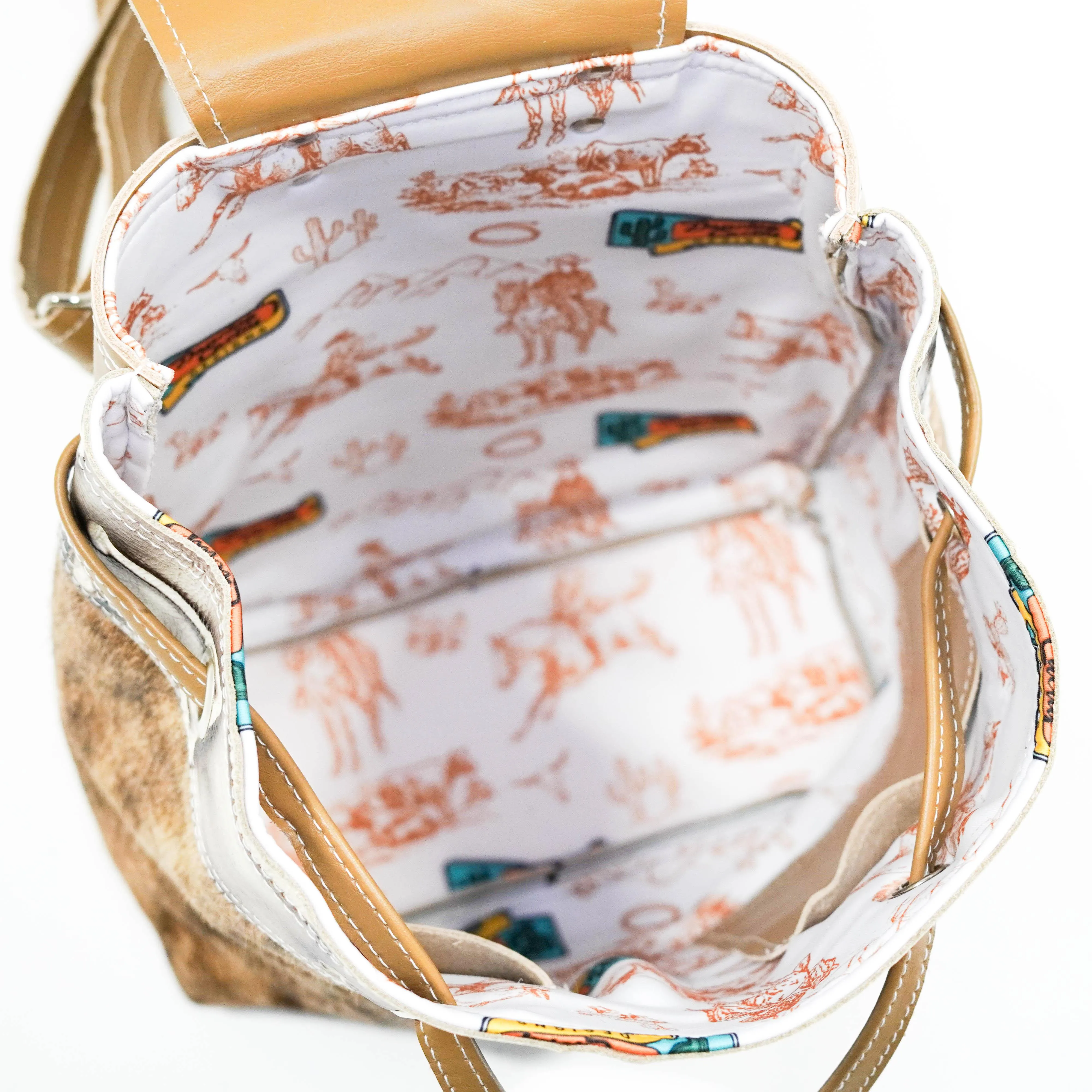 Mini Kelsea Backpack - Brindle w/ Ivory Brands