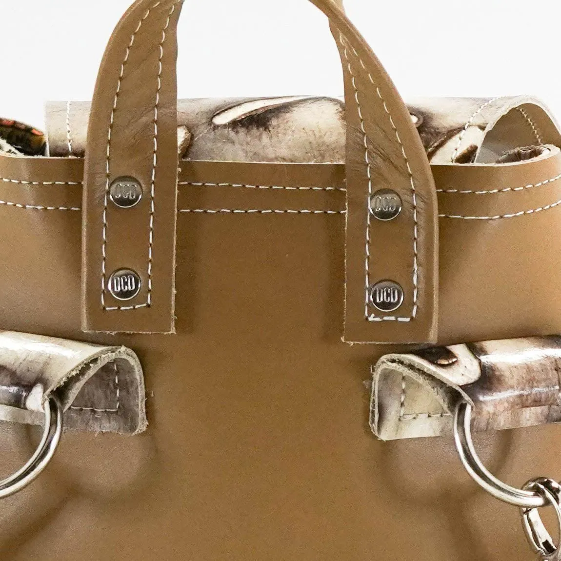 Mini Kelsea Backpack - Brindle w/ Ivory Brands