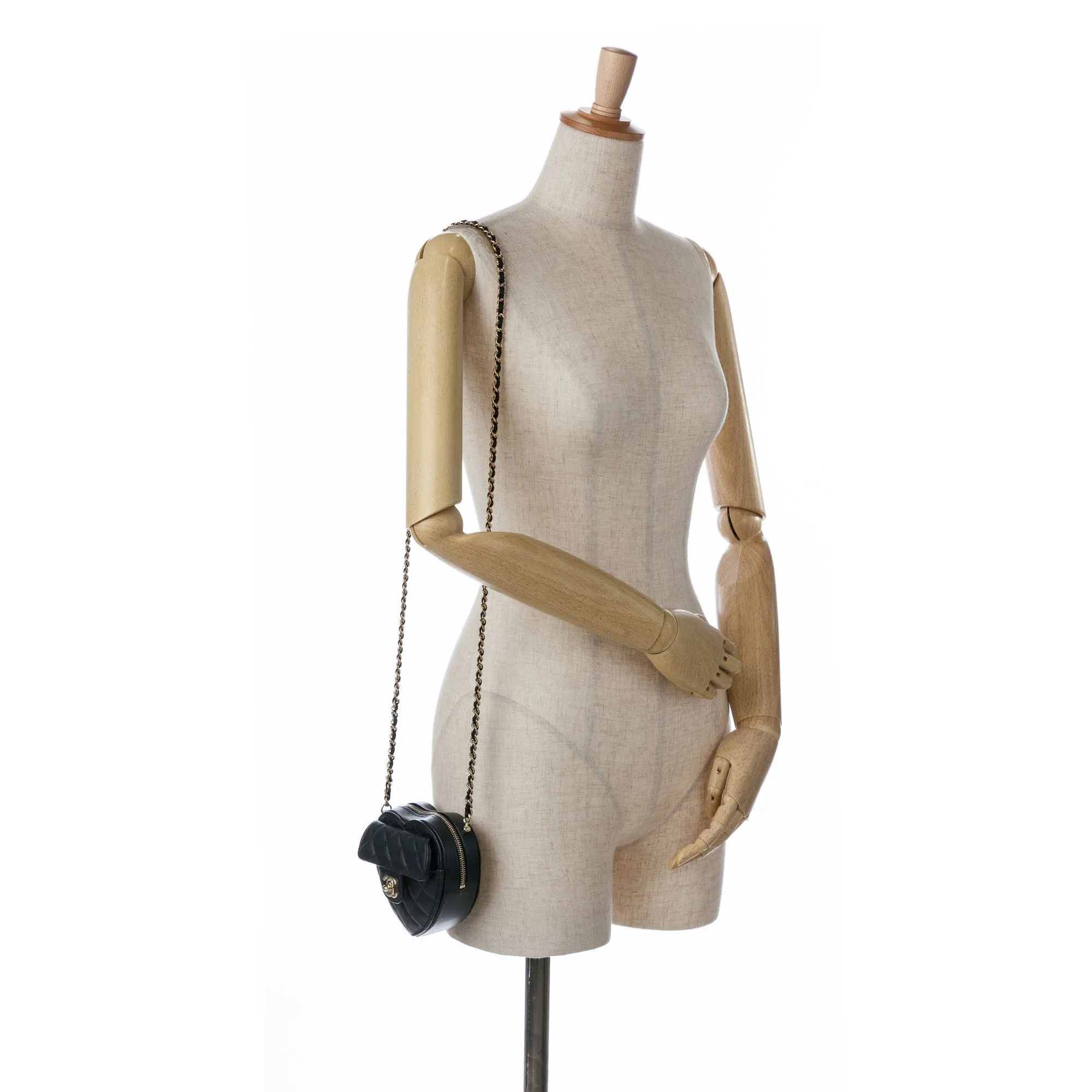 Mini Lambskin CC in Love Heart Crossbody