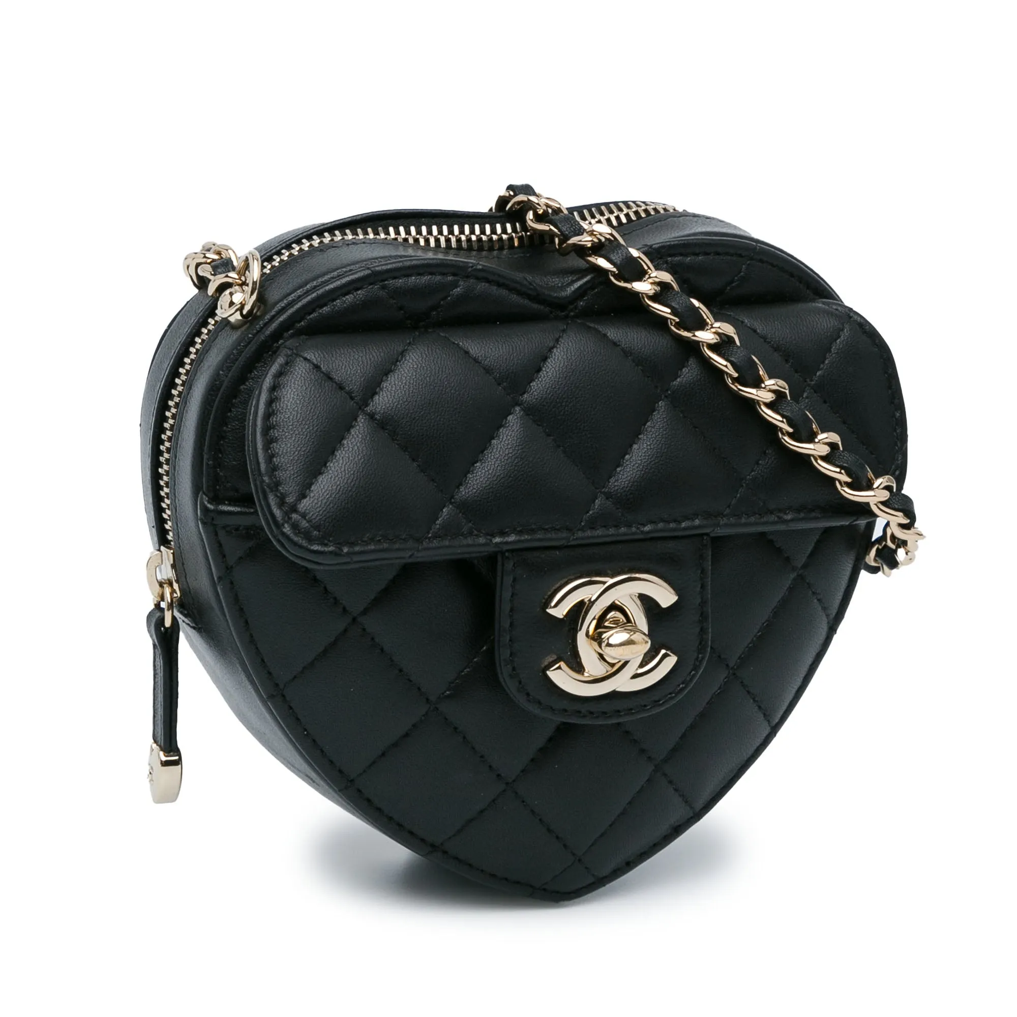 Mini Lambskin CC in Love Heart Crossbody