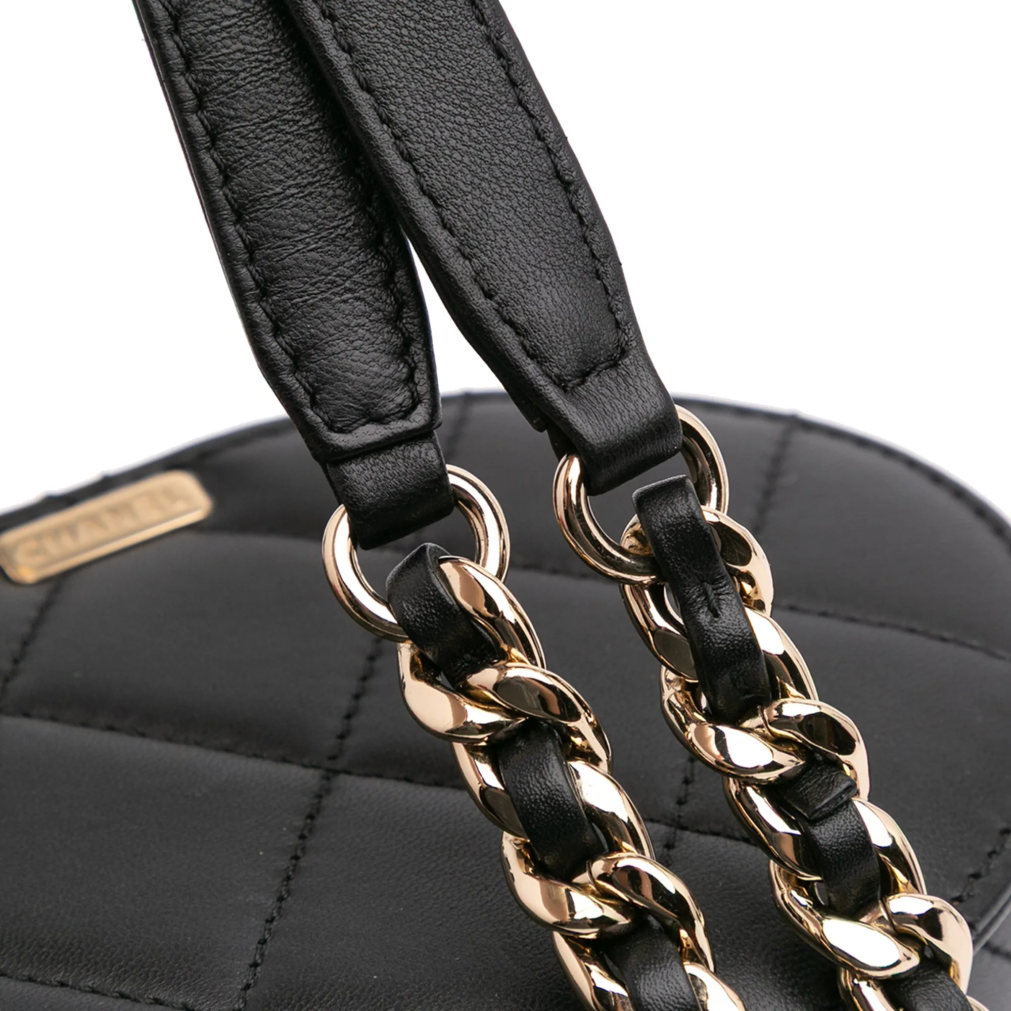Mini Lambskin Elegant Chain Vanity Case