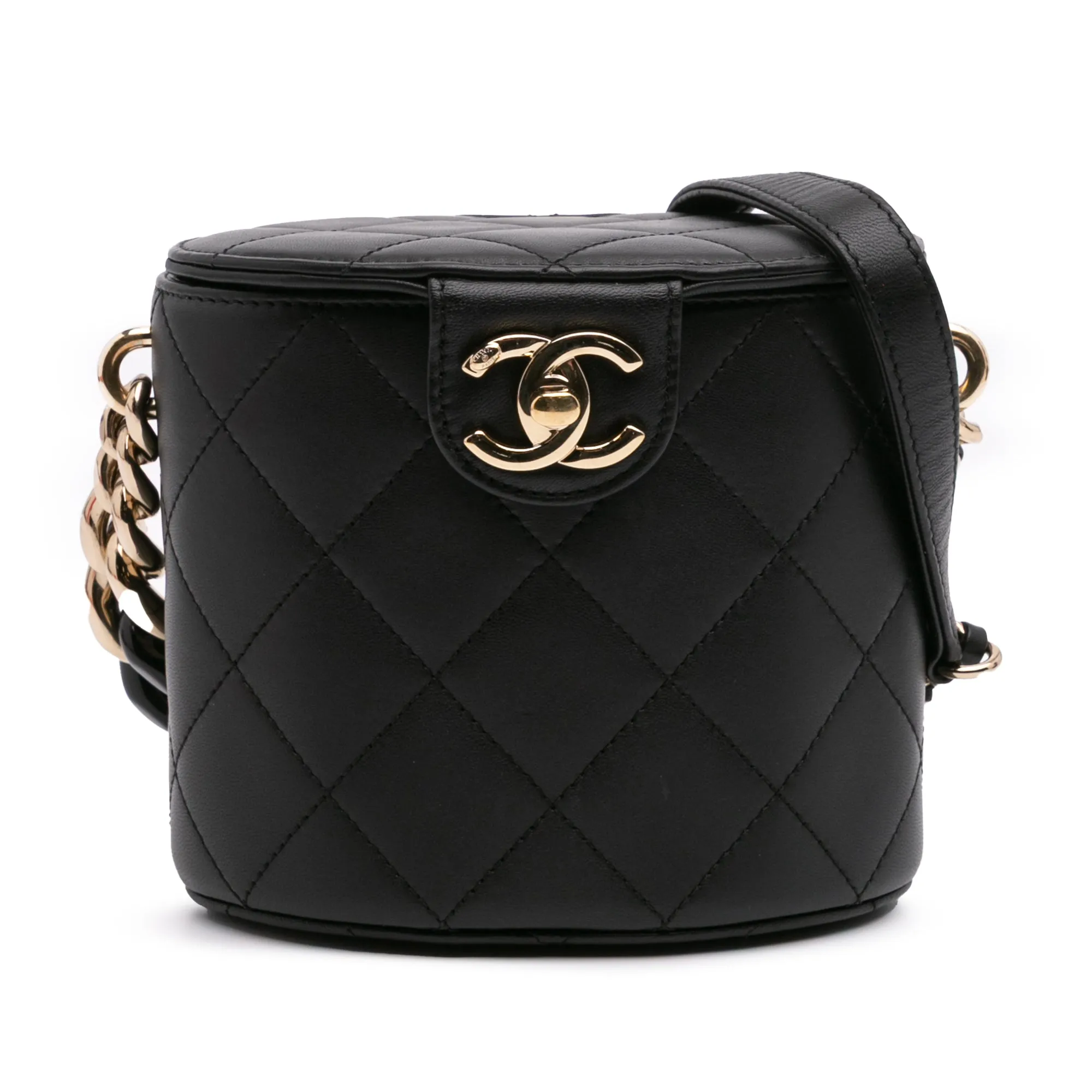 Mini Lambskin Elegant Chain Vanity Case