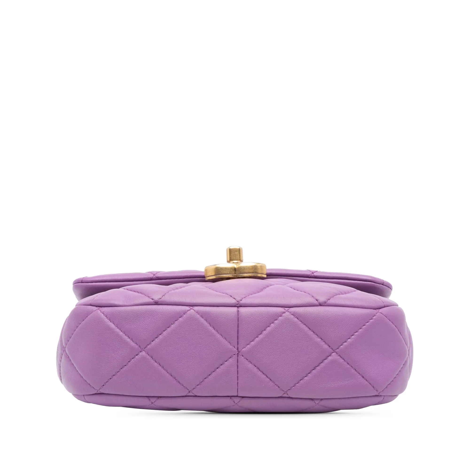 Mini Quilted Lambskin Candy Chain Flap